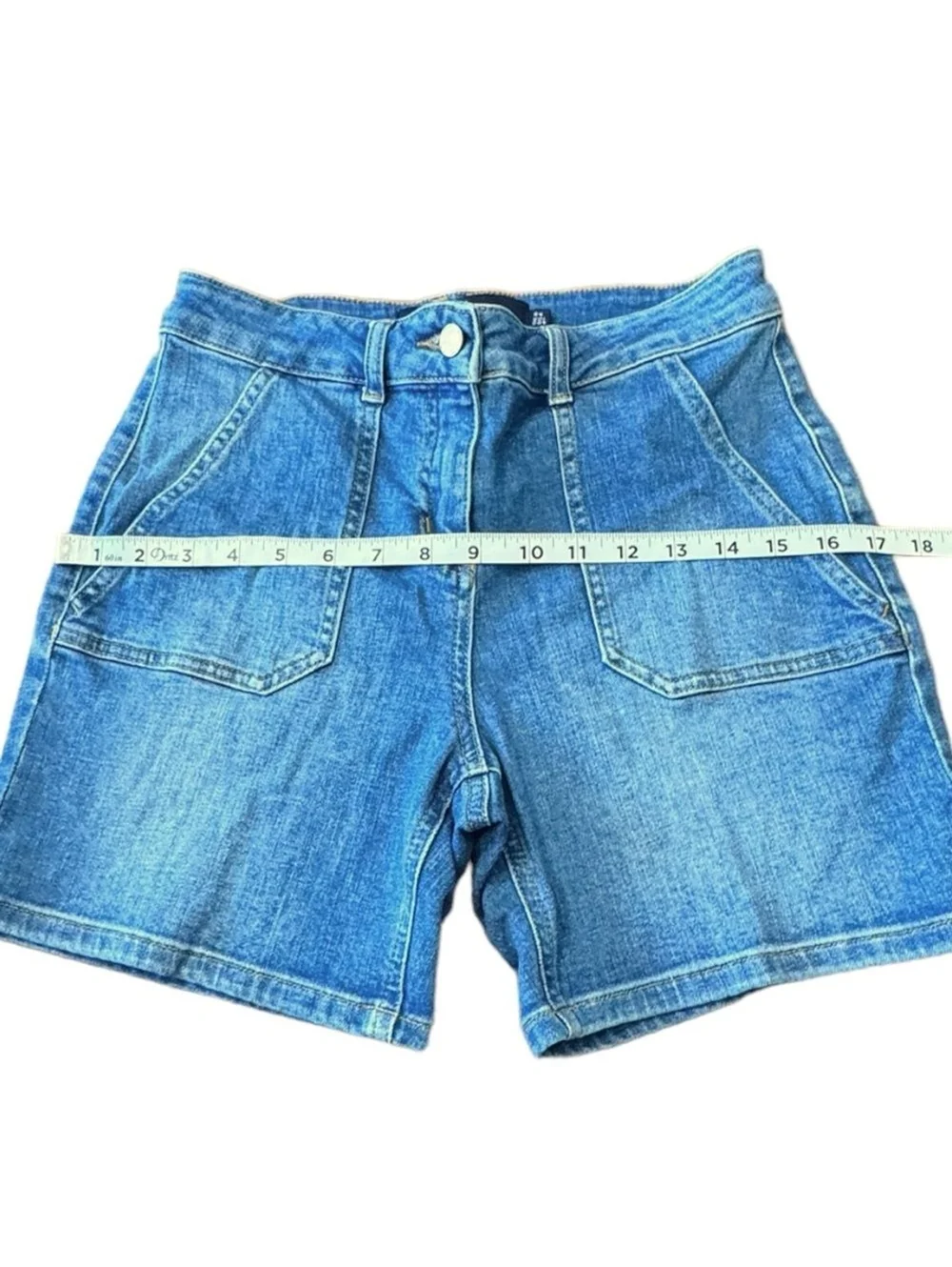 Boden The Karin Denim Short Blue Bohemian Casual Summer Everyday Women’s Size 4